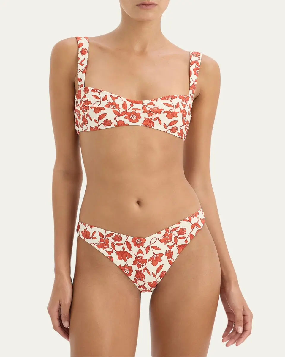 SIR. Chloe Floral Banded Bikini Top | Thumbnail 4 SIR. Chloe Floral Banded Bikini Top | Thumbnail 4