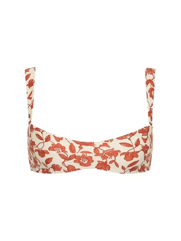 Chloe Floral Banded Bikini Top