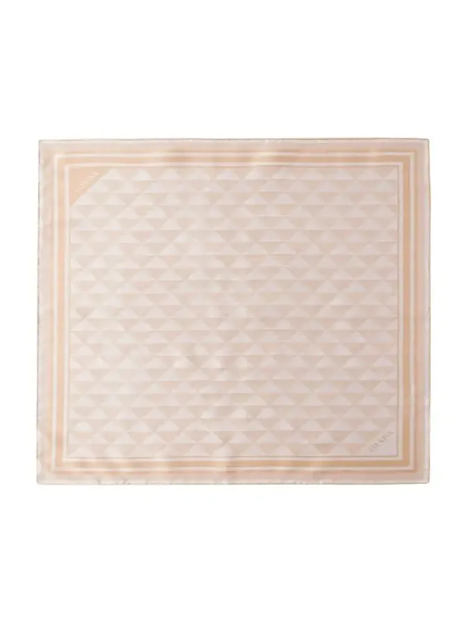 Triangle-Print Silk Scarf Triangle-Print Silk Scarf