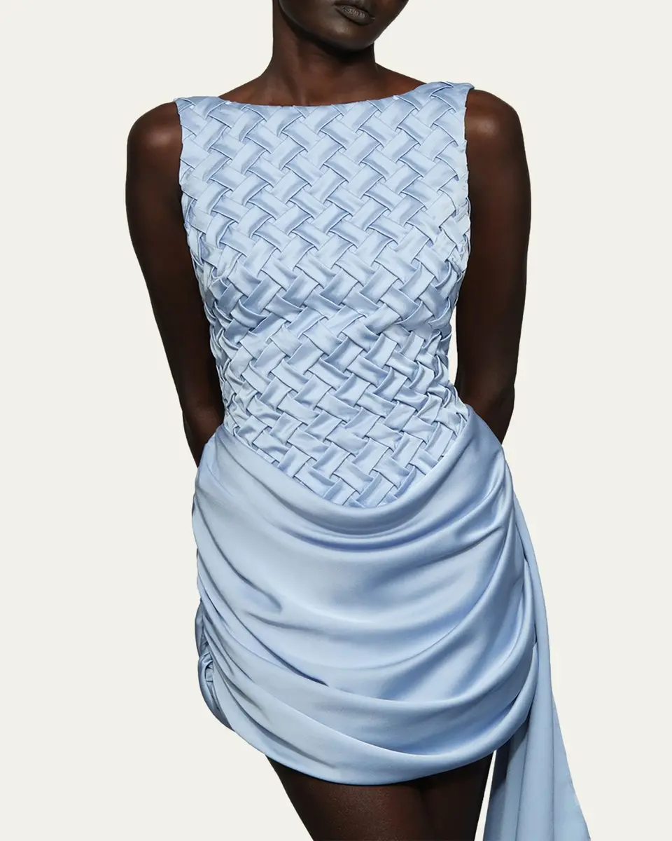 Et Ochs Antonella Smocked Bateau-Neck Mini Dress | Thumbnail 5 Et Ochs Antonella Smocked Bateau-Neck Mini Dress | Thumbnail 5