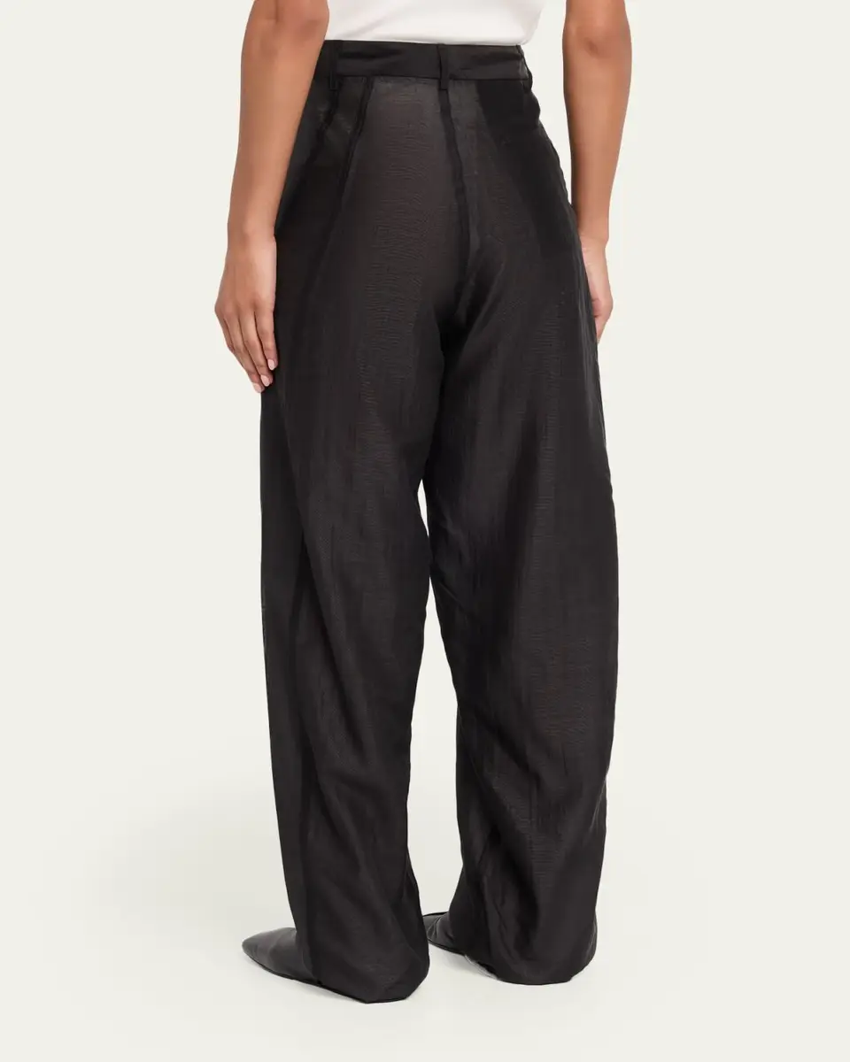 DARKPARK Phebe Double Sided Wide-Leg Pants with Chain | Thumbnail 3