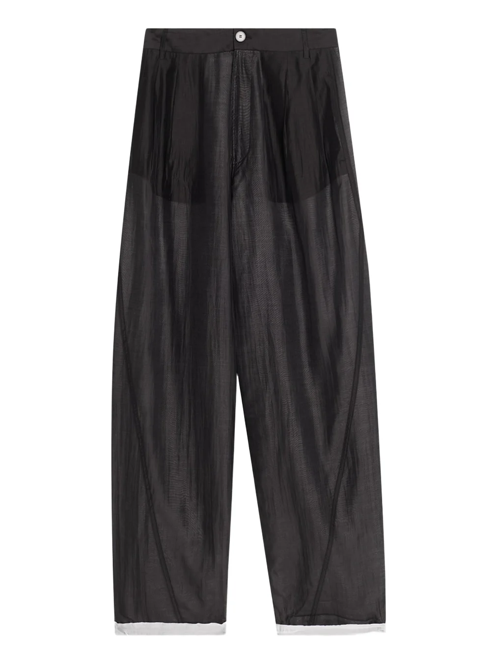 DARKPARK Phebe Double Sided Wide-Leg Pants with Chain