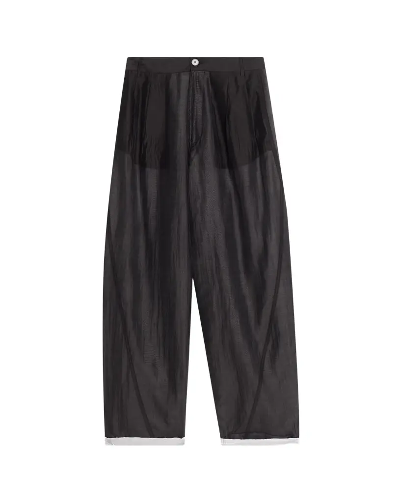 DARKPARK Phebe Double Sided Wide-Leg Pants with Chain | Image 1 DARKPARK Phebe Double Sided Wide-Leg Pants with Chain | Image 1
