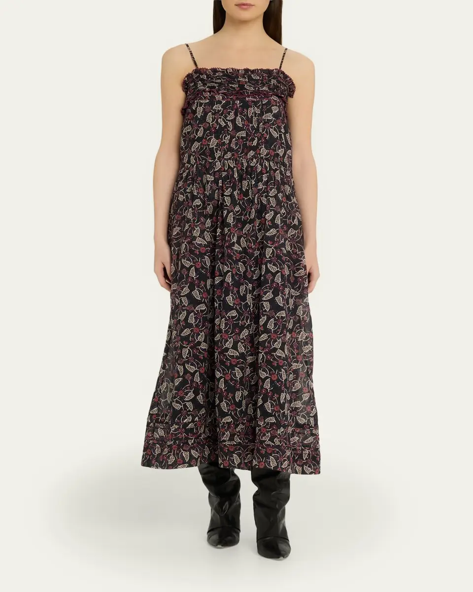 Etoile Isabel Marant Demy Floral Cotton Slipdress | Thumbnail 2 Etoile Isabel Marant Demy Floral Cotton Slipdress | Thumbnail 2