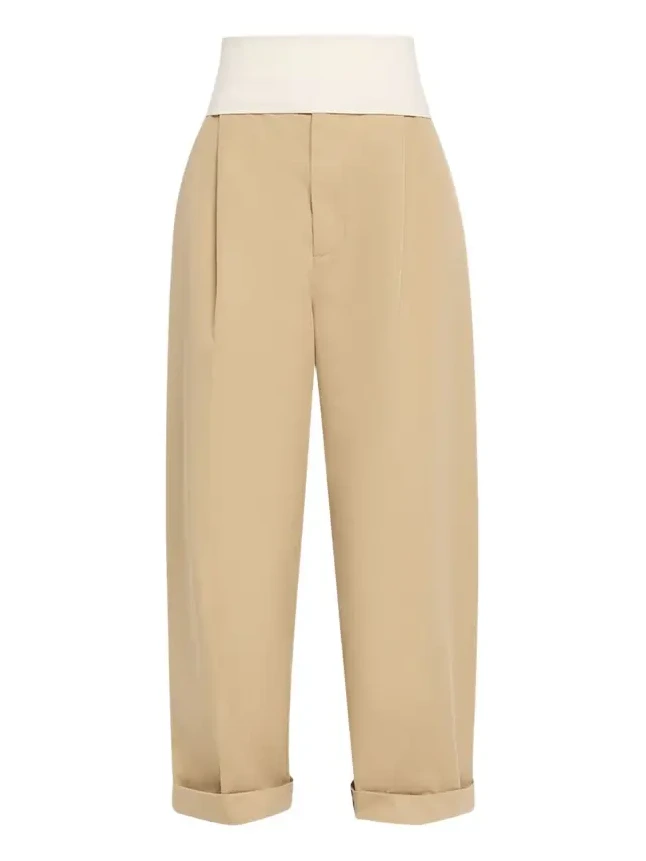 Wendy Elastic Waist Wide-Leg Trousers Wendy Elastic Waist Wide-Leg Trousers