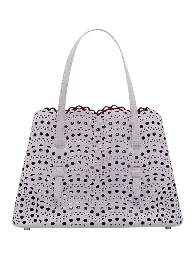 Mina 25 Tote Bag in Vienne Wave Perforated Leather Mina 25 Tote Bag in Vienne Wave Perforated Leather