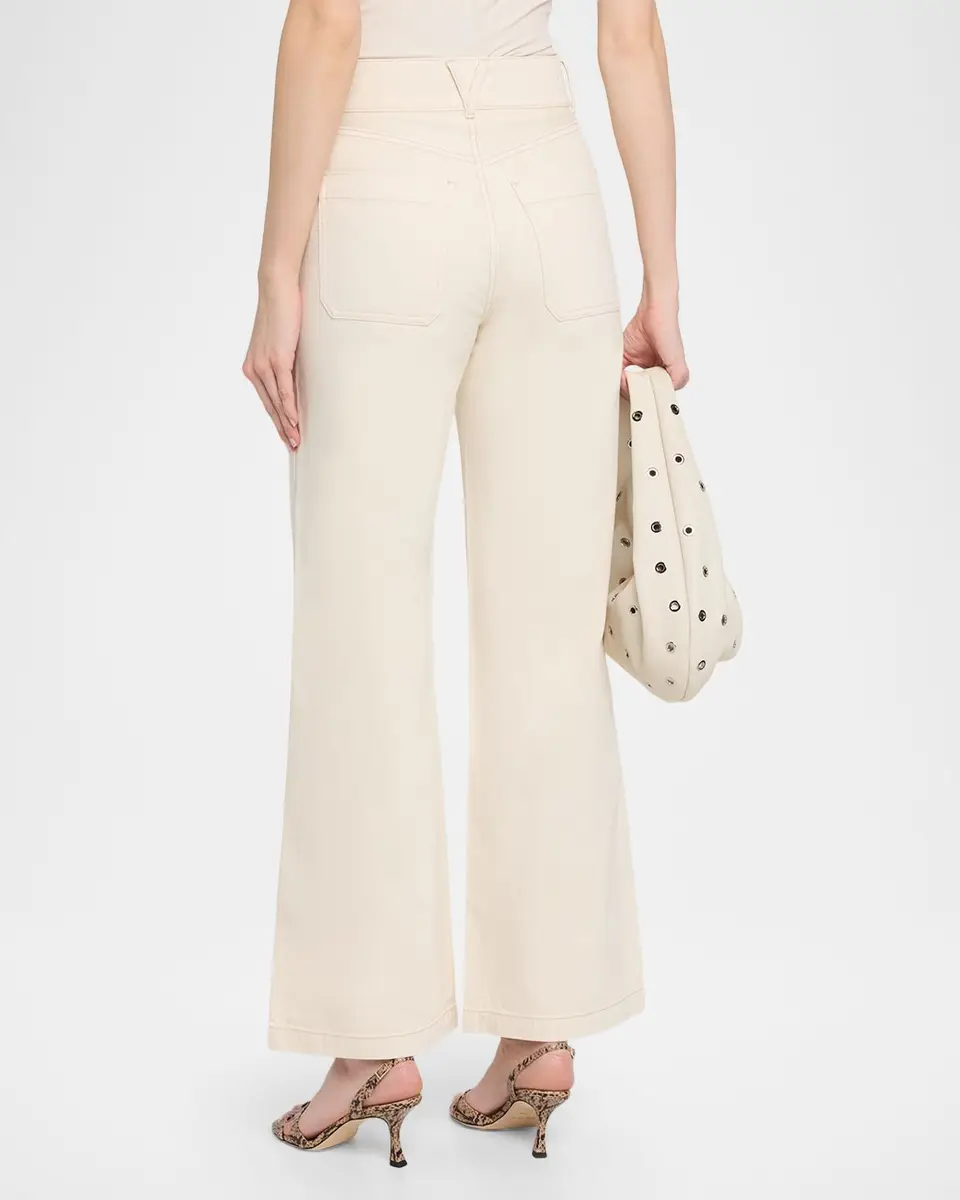 Veronica Beard Taylor High-Rise Wide-Leg Jeans | Thumbnail 3 Veronica Beard Taylor High-Rise Wide-Leg Jeans | Thumbnail 3