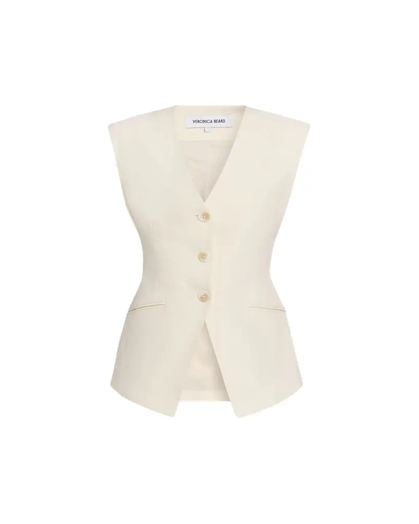 Veronica Beard Gillson Tailored Vest | Image 1 Veronica Beard Gillson Tailored Vest | Image 1