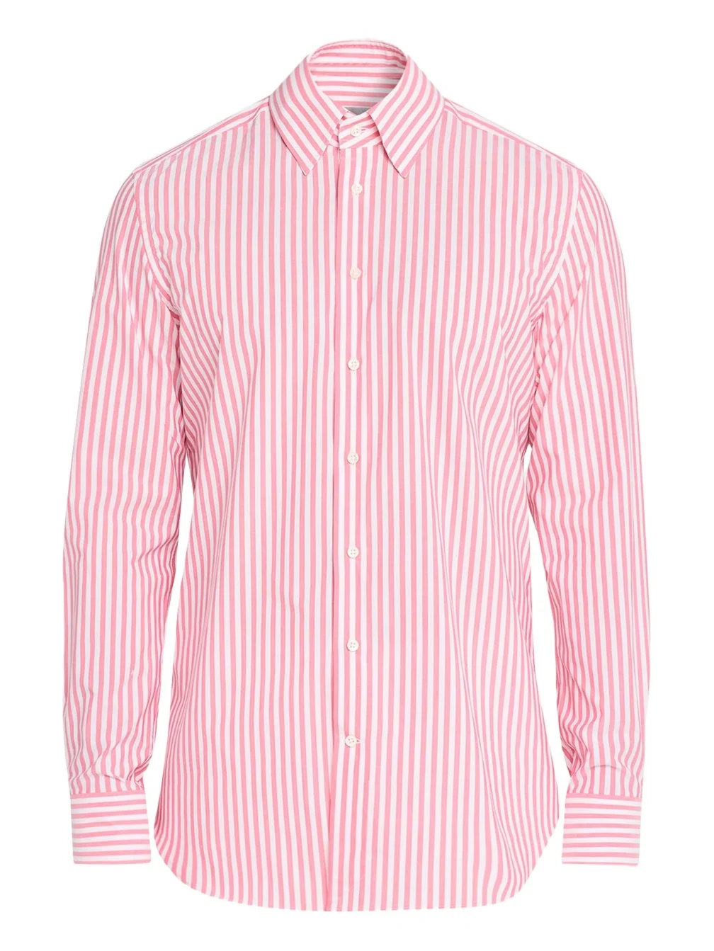 Men's Striped Cotton Button-Down Shirt Men's Striped Cotton Button-Down Shirt