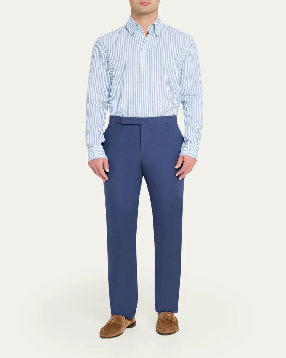 Bergdorf Goodman Men's Striped Cotton Button-Down Shirt | Thumbnail 2