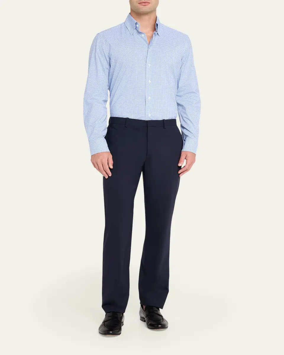 Bergdorf Goodman Men's Cotton Check Button-Down Shirt | Thumbnail 2 Bergdorf Goodman Men's Cotton Check Button-Down Shirt | Thumbnail 2