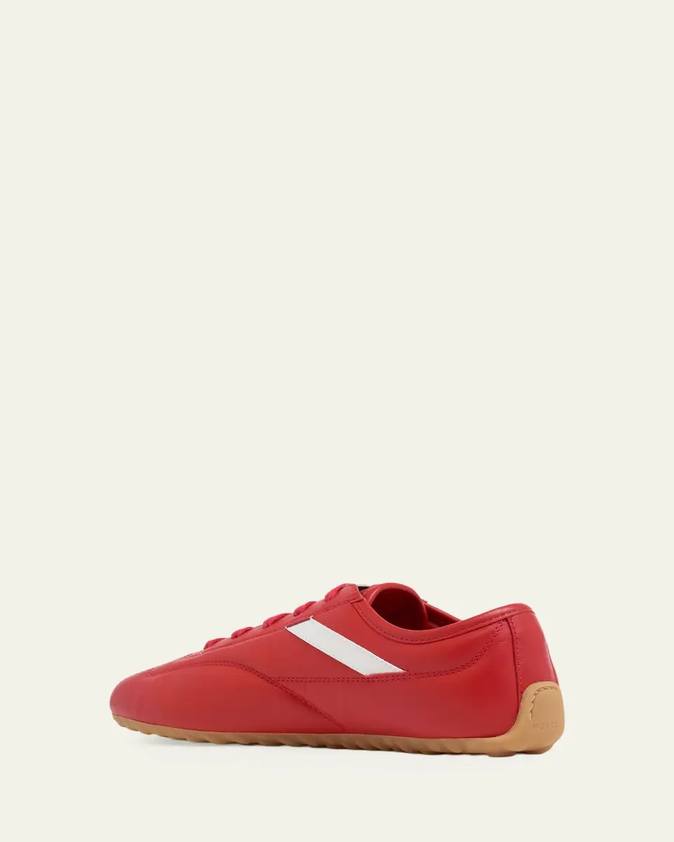 Alexander McQueen Box Leather Low-Top Sneakers | Thumbnail 6 Alexander McQueen Box Leather Low-Top Sneakers | Thumbnail 6