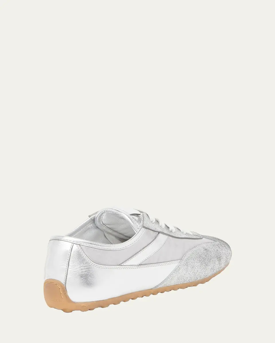 Alexander McQueen Boxe Low-Top Leather Sneakers | Thumbnail 2 Alexander McQueen Boxe Low-Top Leather Sneakers | Thumbnail 2