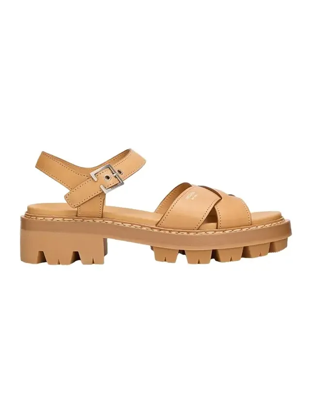 55mm Leather Platform Sandals 55mm Leather Platform Sandals