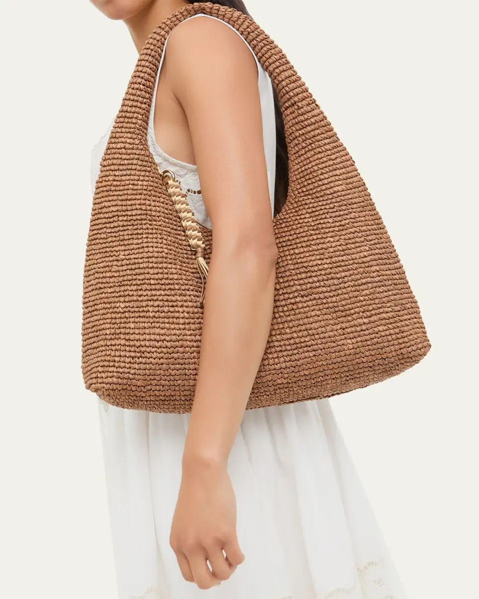 Loeffler Randall Willow Woven Raffia Hobo Bag | Thumbnail 2