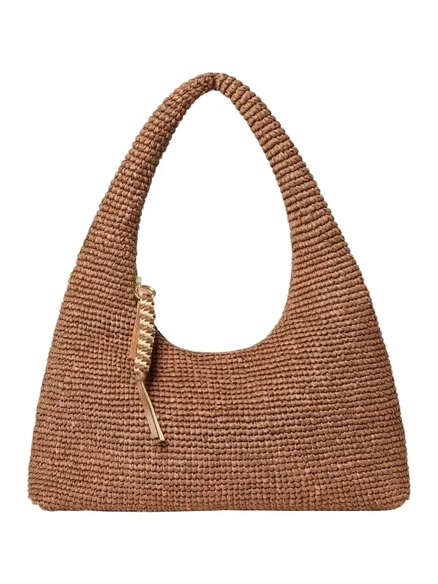 Willow Woven Raffia Hobo Bag Willow Woven Raffia Hobo Bag