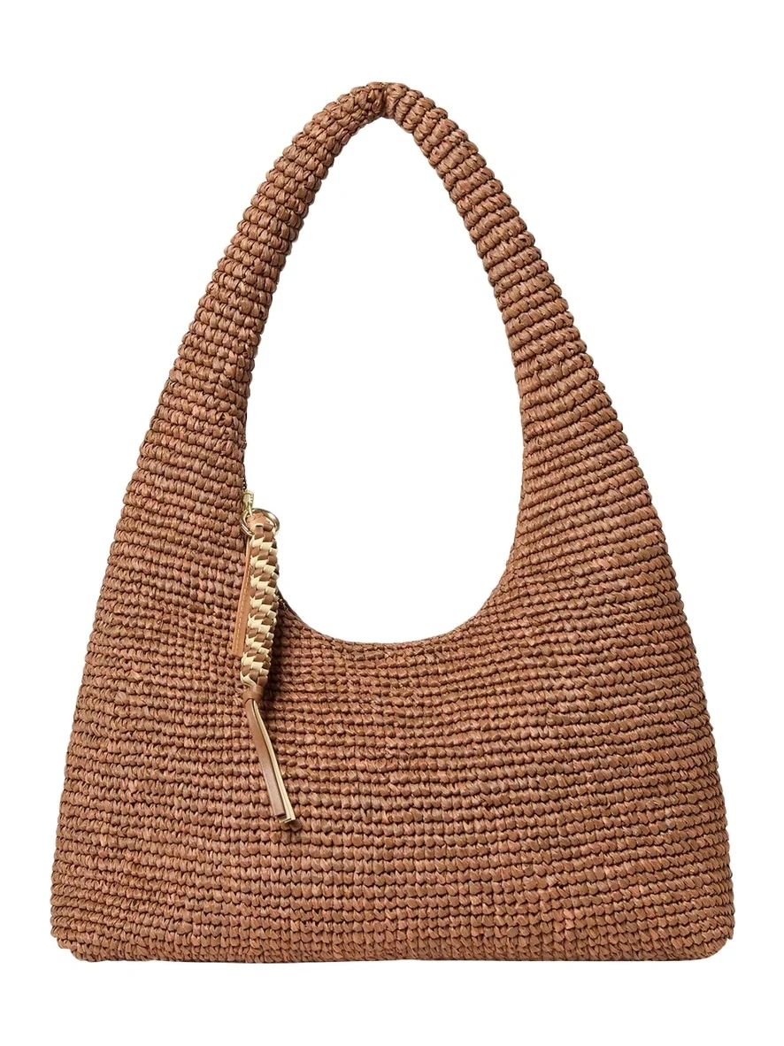 Willow Woven Raffia Hobo Bag Willow Woven Raffia Hobo Bag