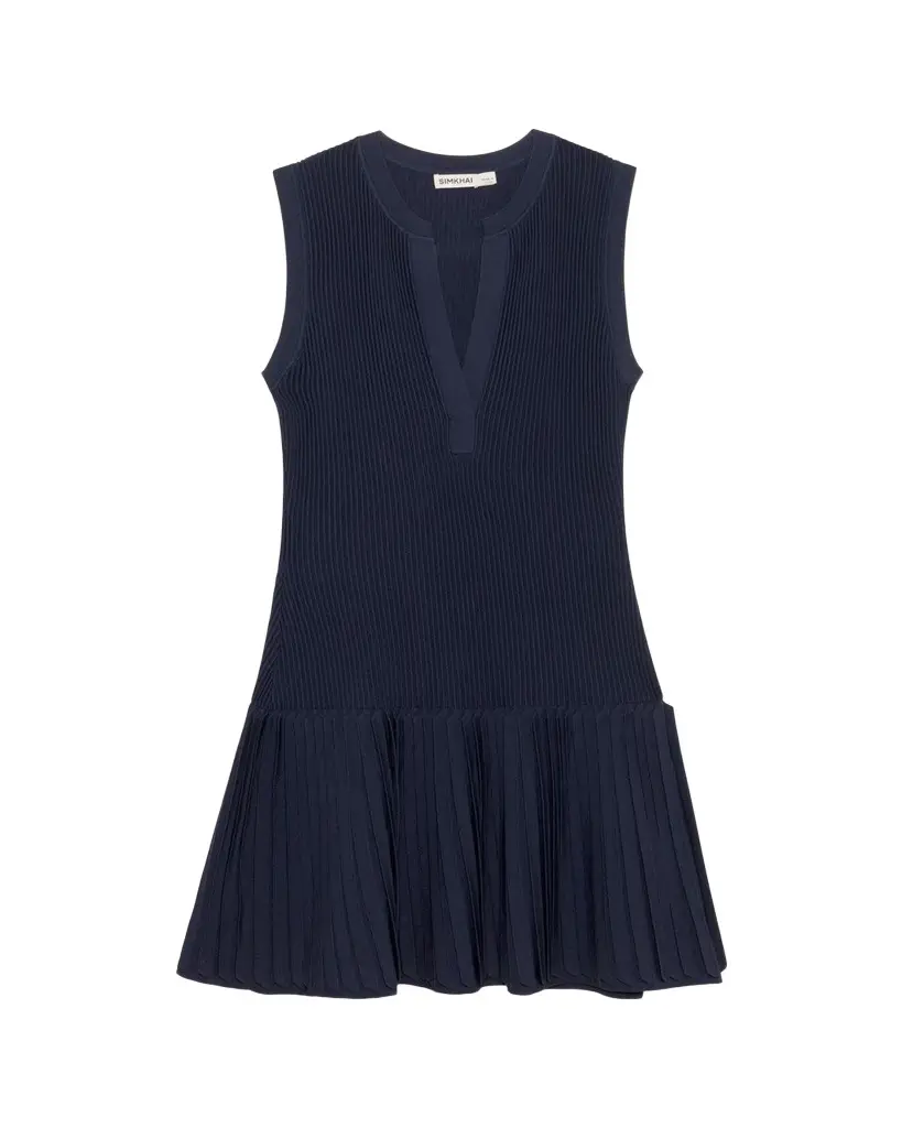 SIMKHAI Levie Sleeveless Knit Mini Dress | Image 1 SIMKHAI Levie Sleeveless Knit Mini Dress | Image 1