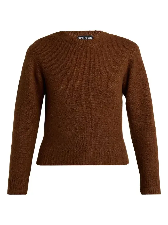 Cashmere-Silk Crewneck Sweater