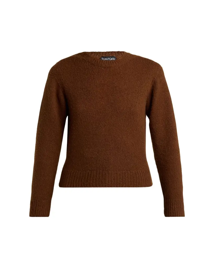 Tom Ford Cashmere-Silk Crewneck Sweater | Image 1 Tom Ford Cashmere-Silk Crewneck Sweater | Image 1