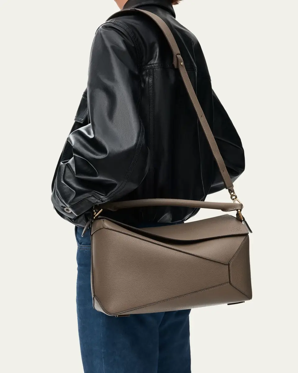 Loewe Puzzle Edge Top-Handle Bag in Leather | Thumbnail 5