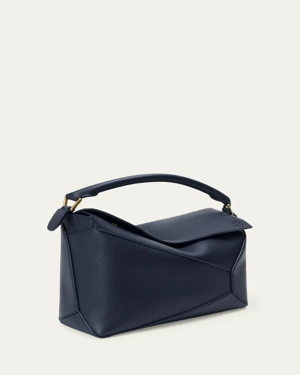 Loewe Puzzle Edge Top-Handle Bag in Leather | Thumbnail 8