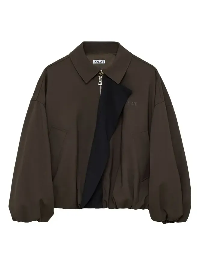 Balloon Contrast Panel Jacket Balloon Contrast Panel Jacket