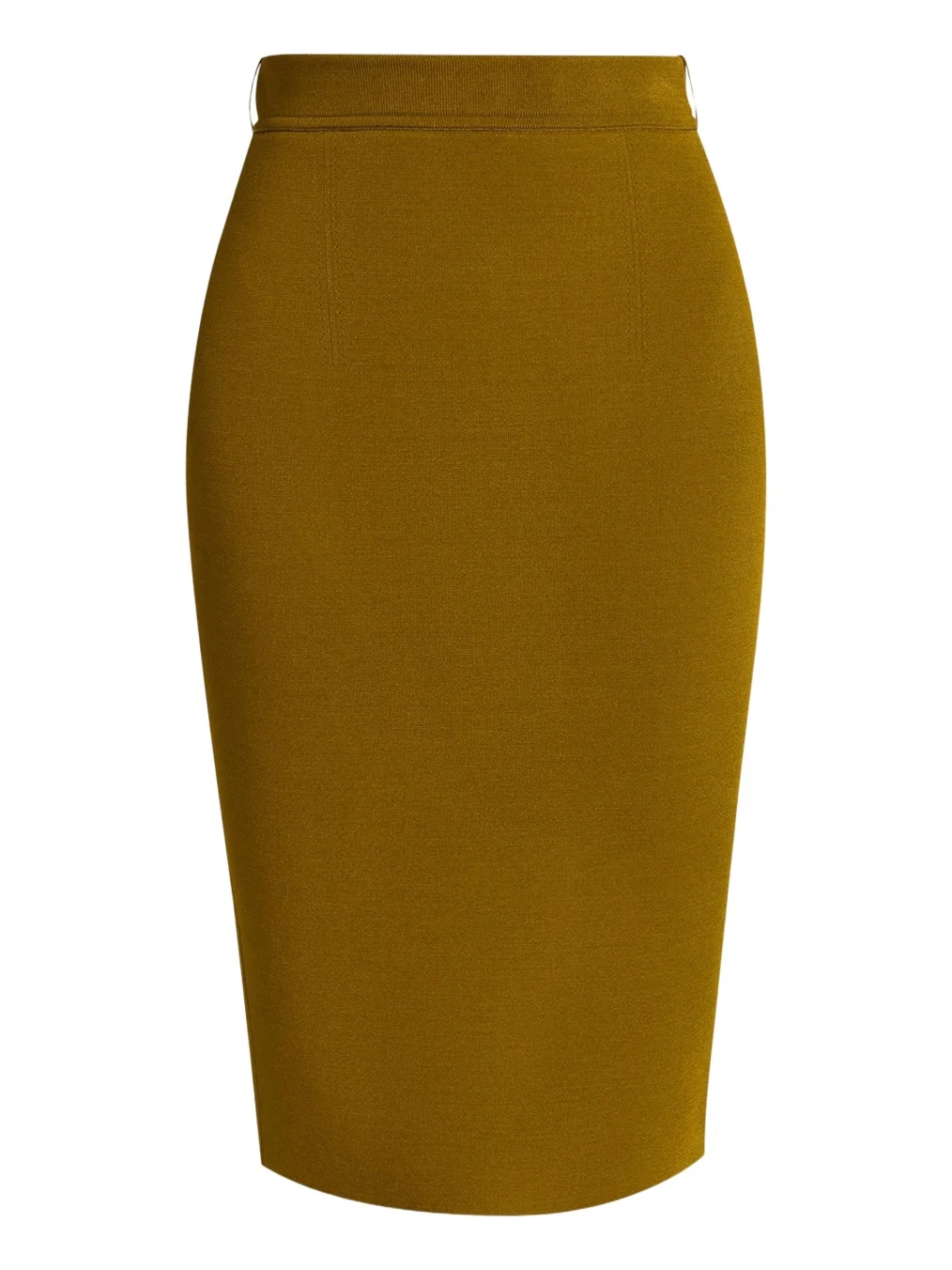 Knit Knee-Length Pencil Skirt