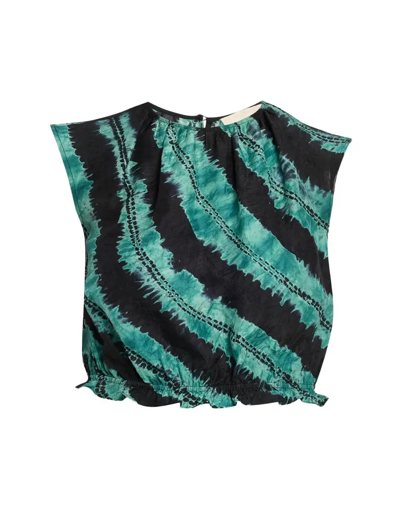 Ulla Johnson Kaia Shibori Tie-Dye Top | Image 1 Ulla Johnson Kaia Shibori Tie-Dye Top | Image 1