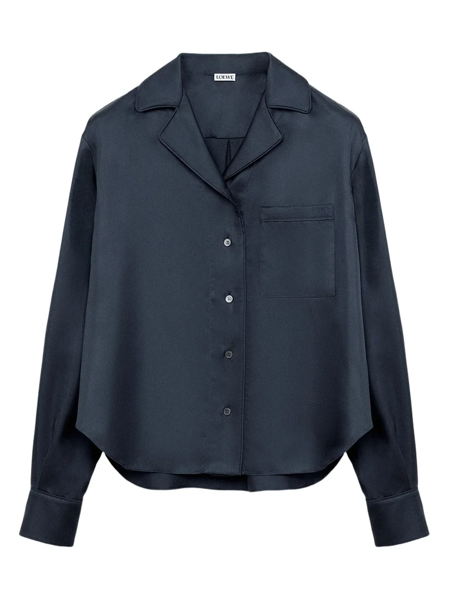 Loewe Silk Twill Pajama Shirt