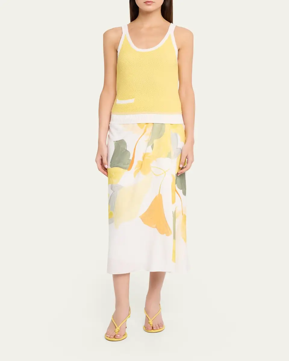 Vince Birdseye Pocket Tank Top | Thumbnail 2 Vince Birdseye Pocket Tank Top | Thumbnail 2