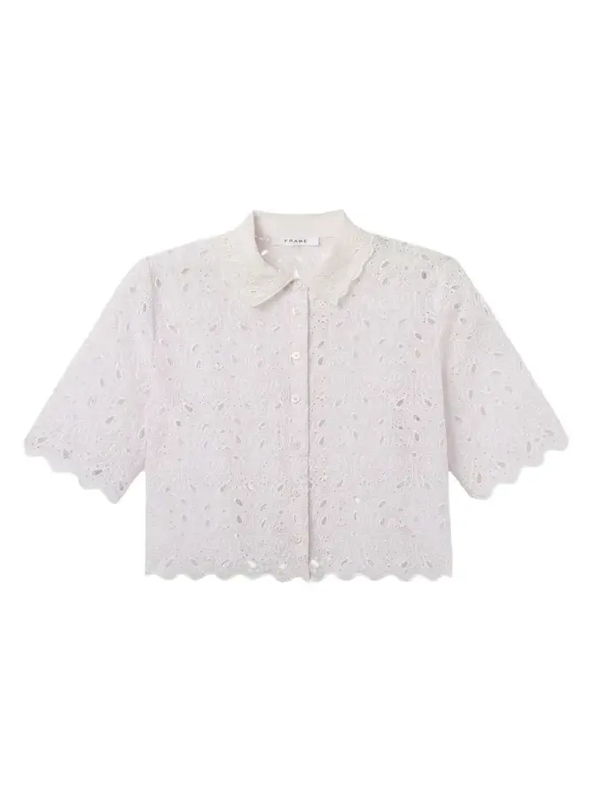 The Paisley Eyelet Shirt