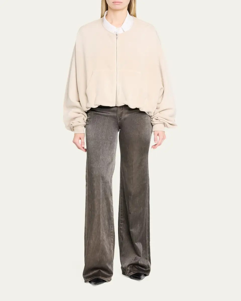 R13 Balloon-Sleeve Cotton Bomber Jacket | Thumbnail 2 R13 Balloon-Sleeve Cotton Bomber Jacket | Thumbnail 2