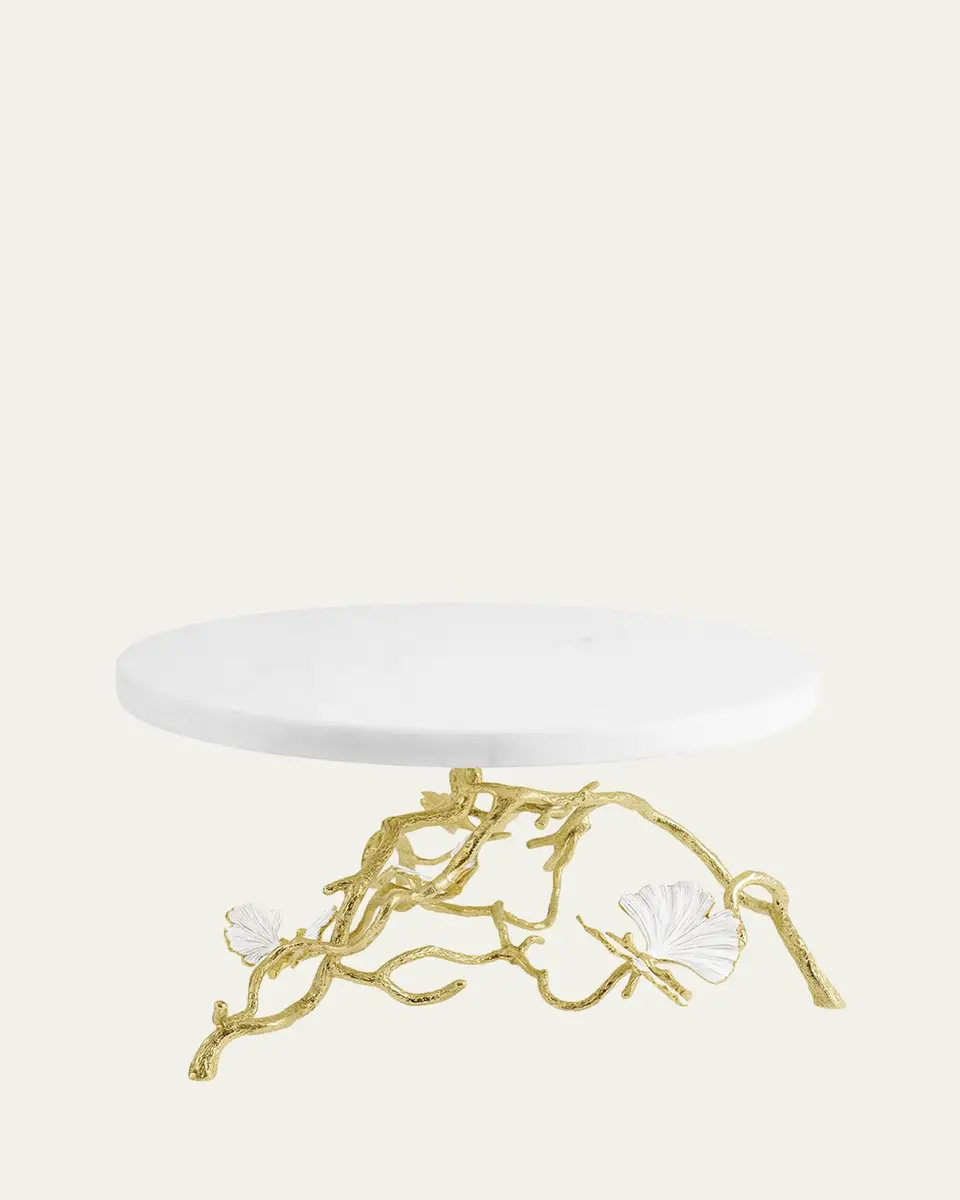 Michael Aram Butterfly Gingko Gold Cake Stand | Thumbnail 2 Michael Aram Butterfly Gingko Gold Cake Stand | Thumbnail 2