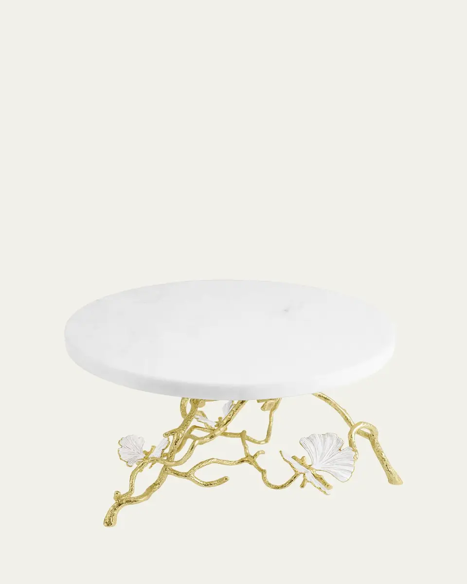 Michael Aram Butterfly Gingko Gold Cake Stand | Thumbnail 3 Michael Aram Butterfly Gingko Gold Cake Stand | Thumbnail 3