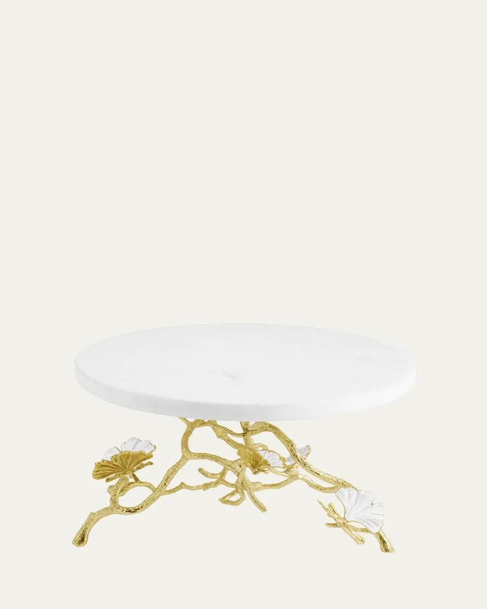 Michael Aram Butterfly Gingko Gold Cake Stand | Thumbnail 4 Michael Aram Butterfly Gingko Gold Cake Stand | Thumbnail 4