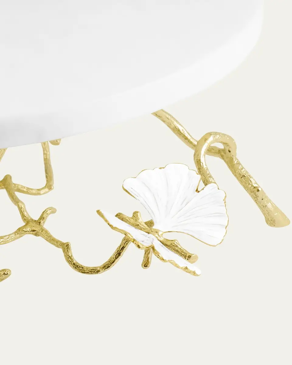Michael Aram Butterfly Gingko Gold Cake Stand | Thumbnail 5 Michael Aram Butterfly Gingko Gold Cake Stand | Thumbnail 5