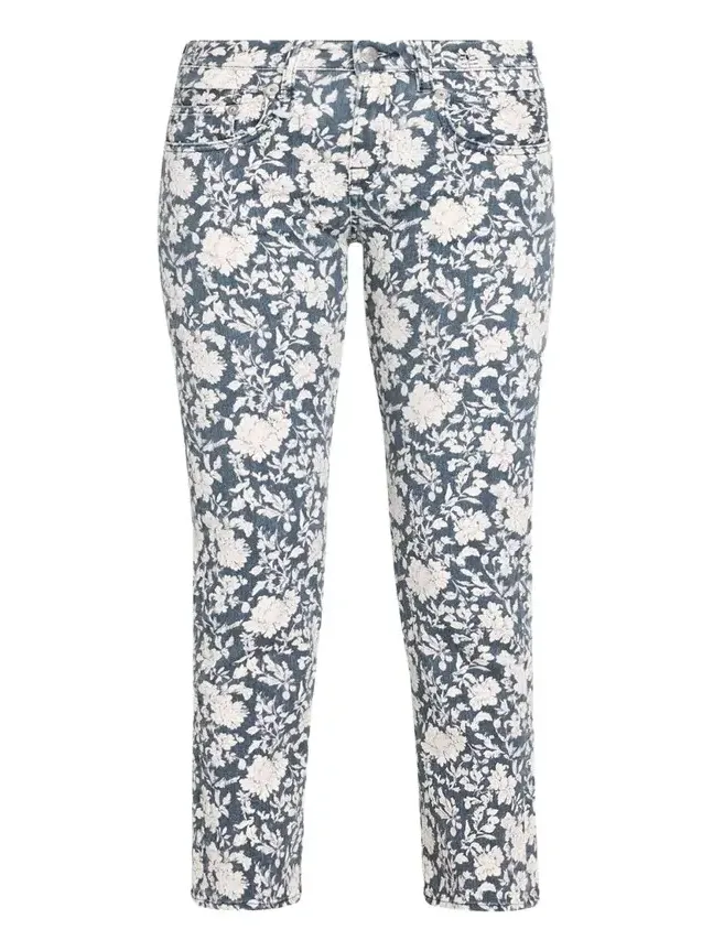 Floral Boy Straight Cropped Jeans Floral Boy Straight Cropped Jeans