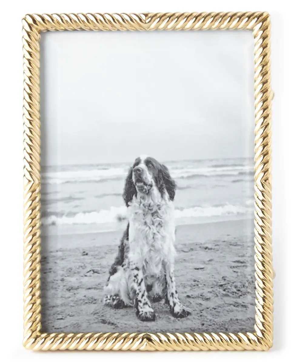 L'Objet Gold Deco Twist 5" x 7" Picture Frame | Thumbnail 2