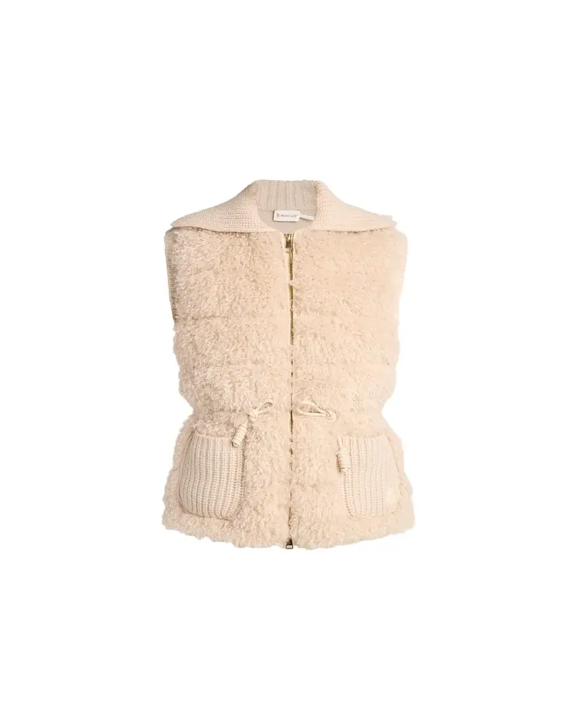 Moncler Teddy & Cashmere Vest | Image 1 Moncler Teddy & Cashmere Vest | Image 1