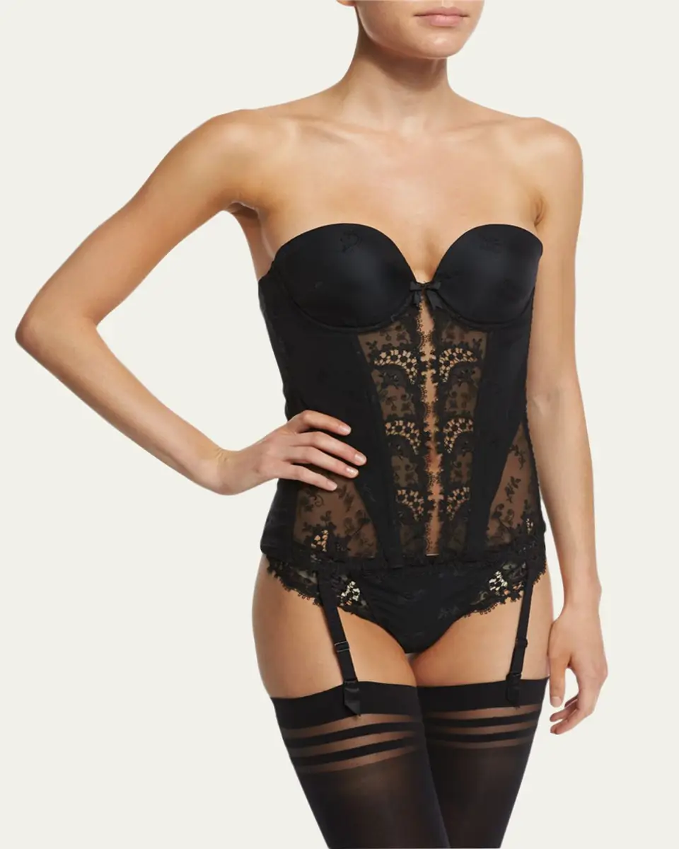 Simone Pérèle Wish Smooth-Cup Plunge Bustier | Thumbnail 2