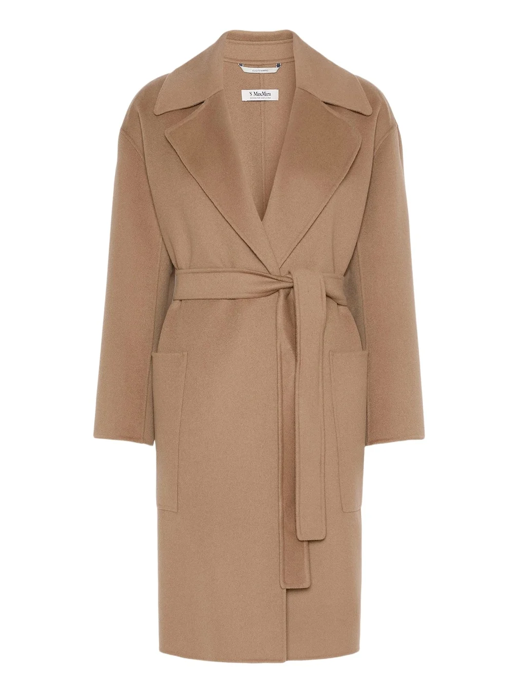 Max Mara Velo Wool Long Wrap Coat