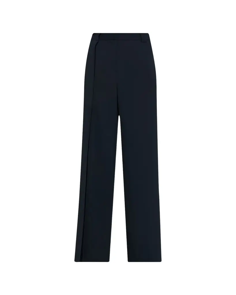 Jason Wu Collection Asymmetric Pleat Straight-Leg Cady Trousers | Image 1 Jason Wu Collection Asymmetric Pleat Straight-Leg Cady Trousers | Image 1