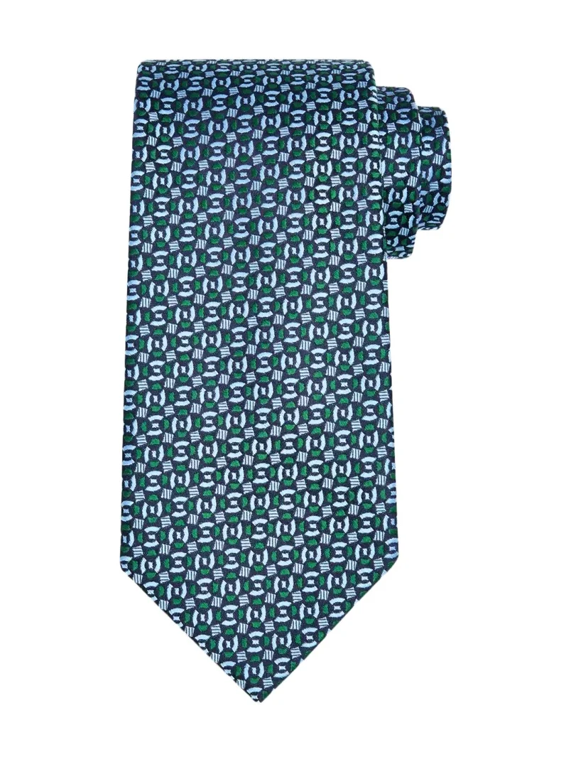 Men's Petite Geometric Silk Tie Men's Petite Geometric Silk Tie