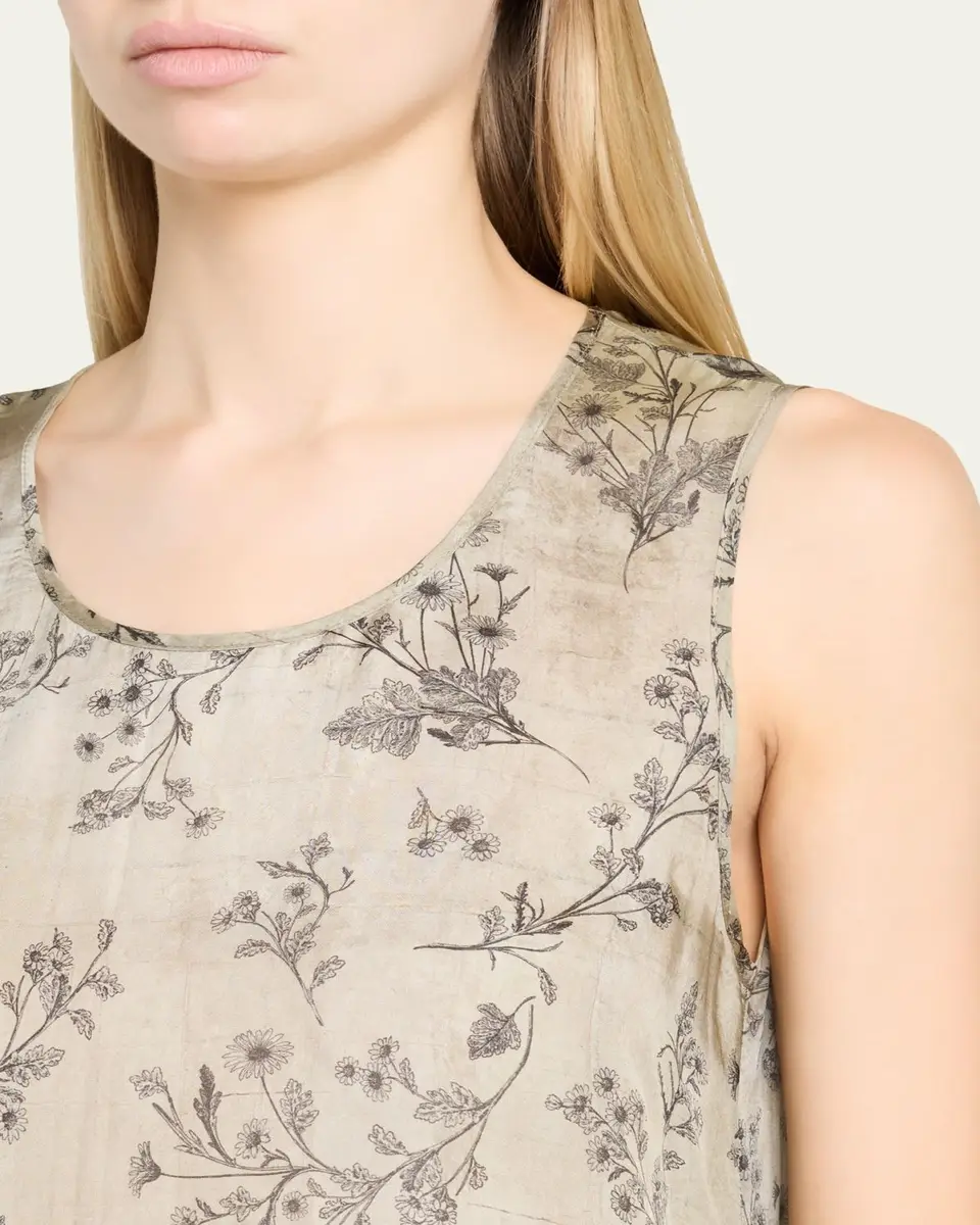 R13 Floral Sleeveless Midi Dress | Thumbnail 5 R13 Floral Sleeveless Midi Dress | Thumbnail 5