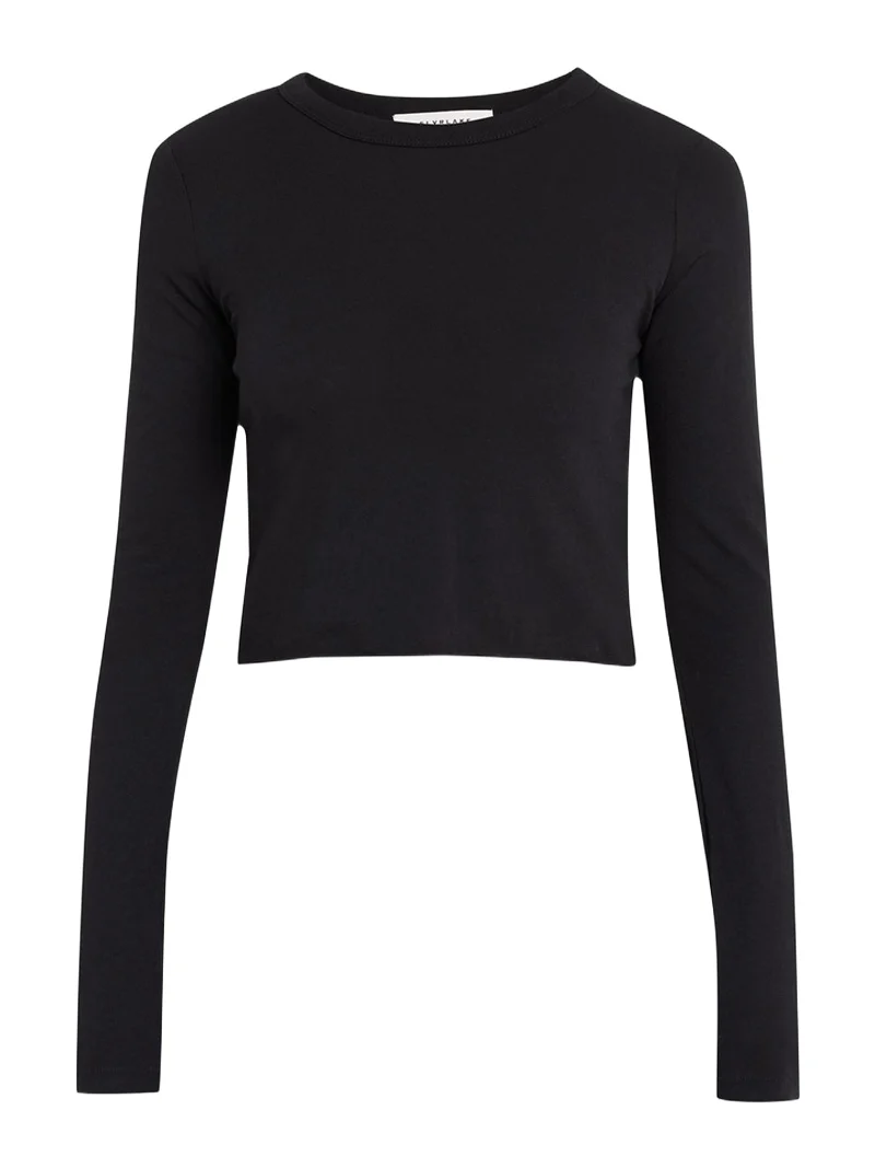 Long Sleeve Cropped Baby Tee Long Sleeve Cropped Baby Tee