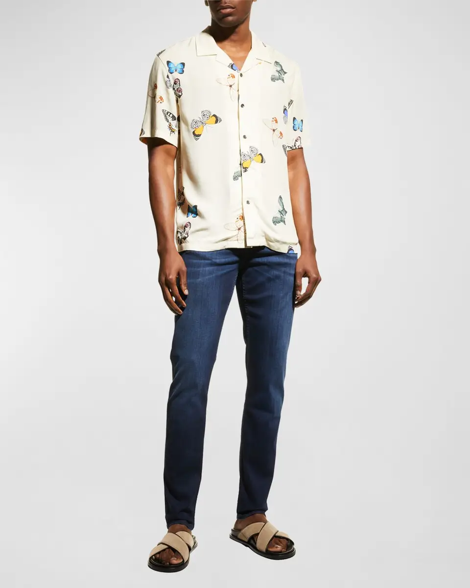 7 For All Mankind Men's Slimmy Taper Skinny Jeans | Thumbnail 2 7 For All Mankind Men's Slimmy Taper Skinny Jeans | Thumbnail 2