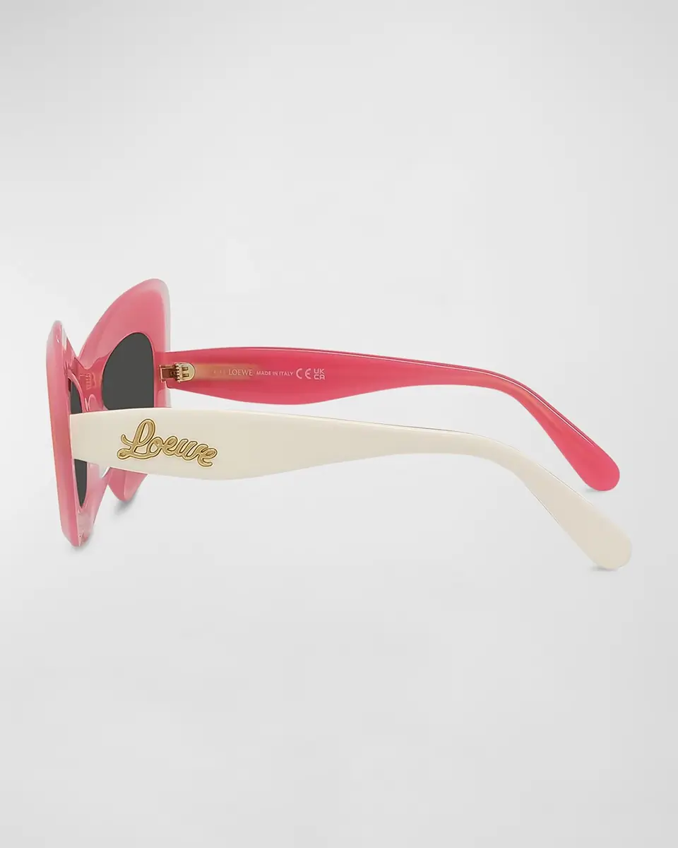 Loewe Multicolor Acetate Butterfly Sunglasses | Thumbnail 3 Loewe Multicolor Acetate Butterfly Sunglasses | Thumbnail 3