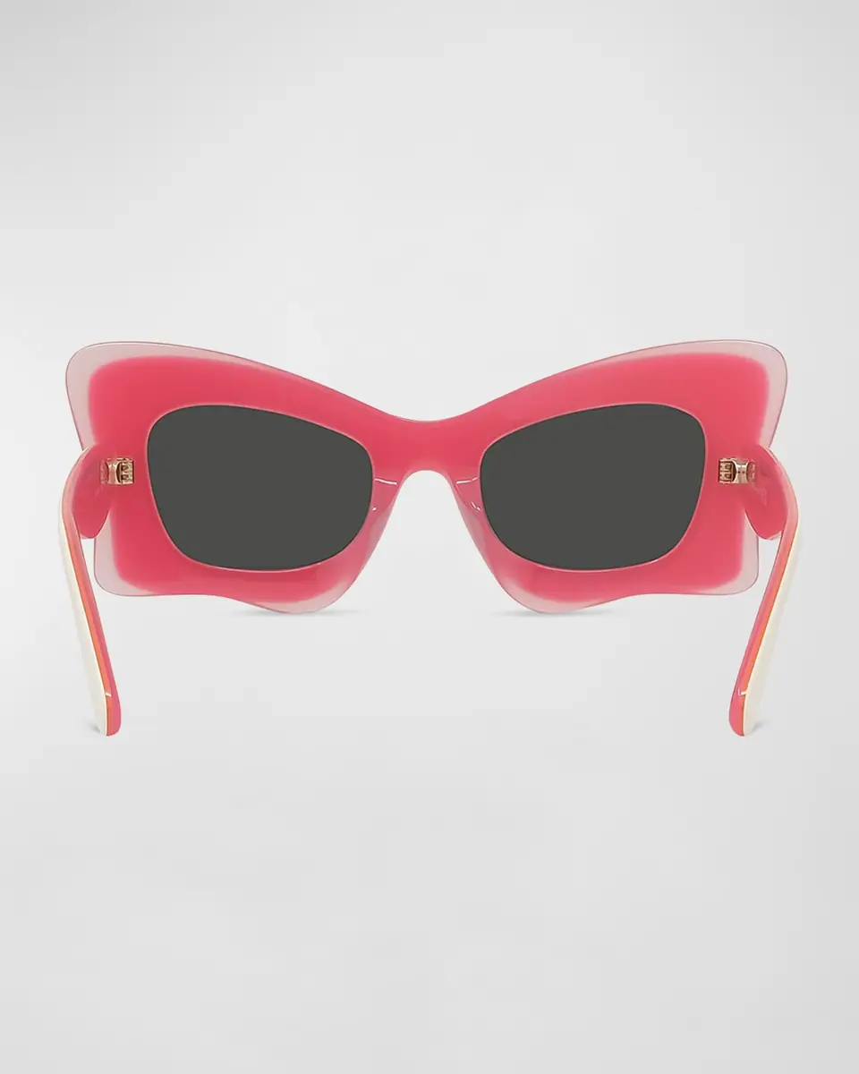 Loewe Multicolor Acetate Butterfly Sunglasses | Thumbnail 4 Loewe Multicolor Acetate Butterfly Sunglasses | Thumbnail 4