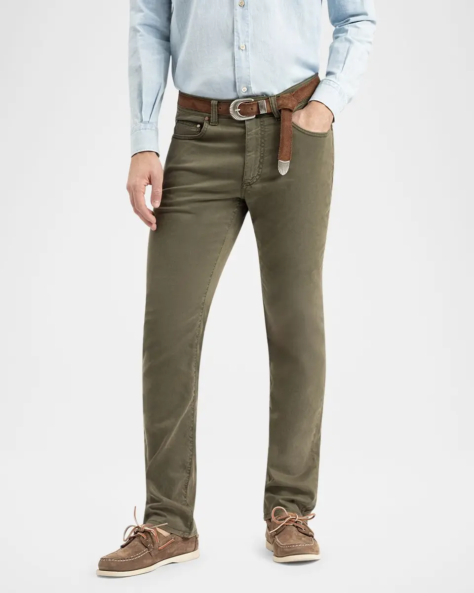 Boglioli Men's 5-Pocket Twill Pants | Thumbnail 4 Boglioli Men's 5-Pocket Twill Pants | Thumbnail 4